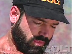 Sexy hairy man gets naked under the sun and masturbates. Posted by: Colt Studio