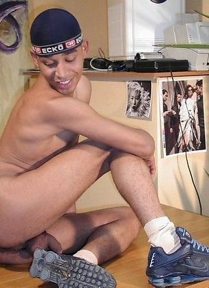 Sexy Latin twink showing off his thick rod and tight smooth body.