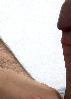 Horny alter dude Joseph Jackman strokes uncut dick