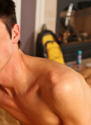 Skinny twinks Max Flint and Christian Collins fuck each other's asses