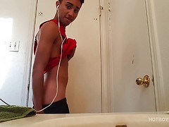 Twink Lucas Bathroom Beat Off. Posted by: HotBoyUSA