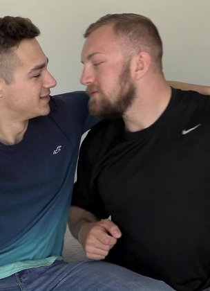 Hairy Bryce Beckett Makes Jayden Marcos Cum While Riding Dick