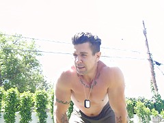 Hot muscle daddy rubs and oils up cute jock before sliding his thick cock in his tight ass.. Posted by: Massage Bait