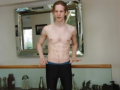 Young Tall & Slim Swimmer Shows off his Lean Body. Posted by: English Lads
