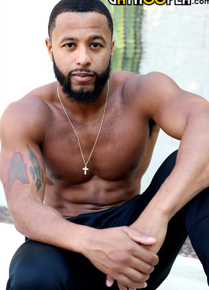 Draco Young Rubs Down His Grade-A Lean Meat