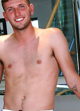 Young Straight Footballer Jude Moore