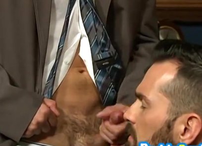 Work Daddies Threesome Fleshlight Fucking before Hot Facial